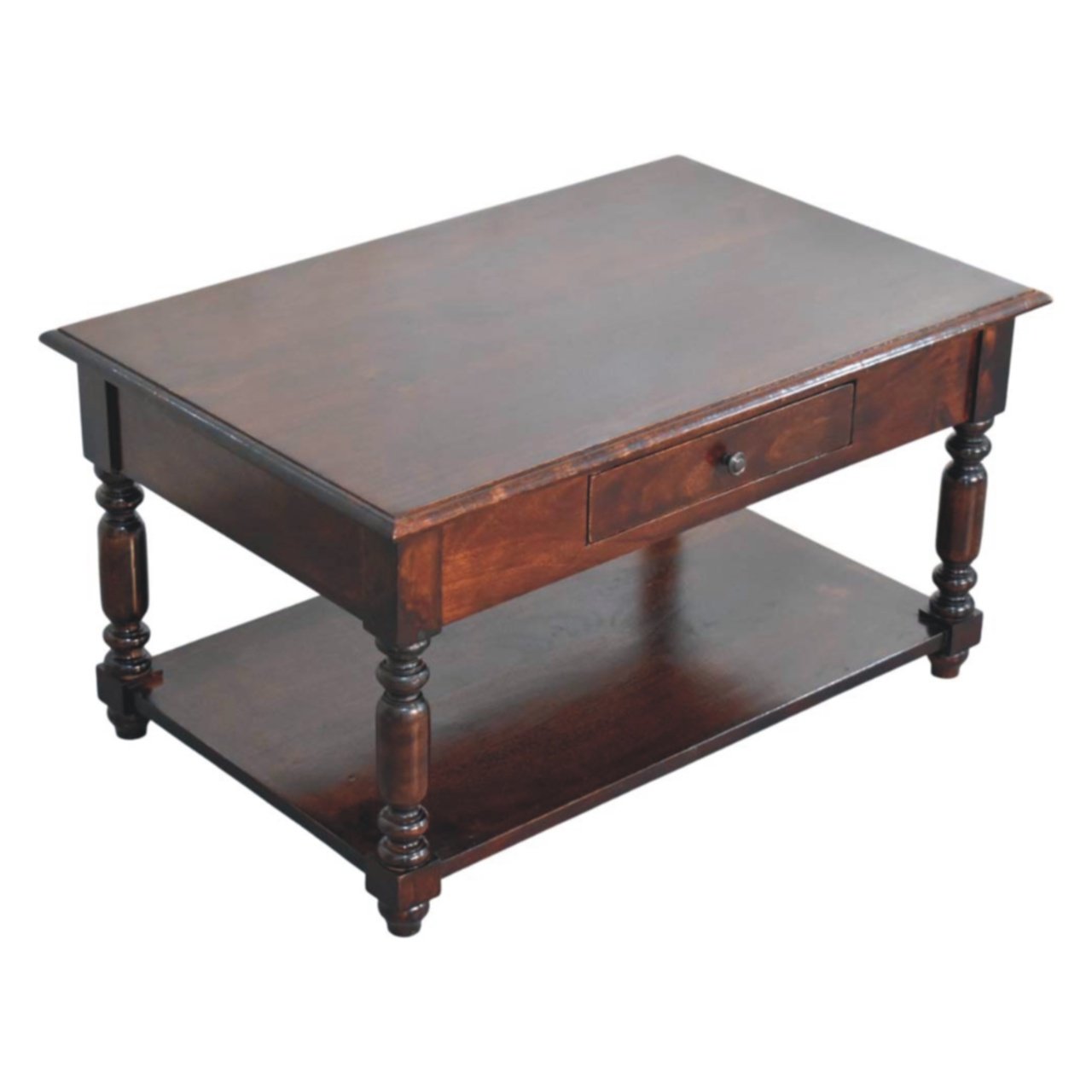 Stół z litego drewna mango – 85 cm — model IN3943 - obrazek 8