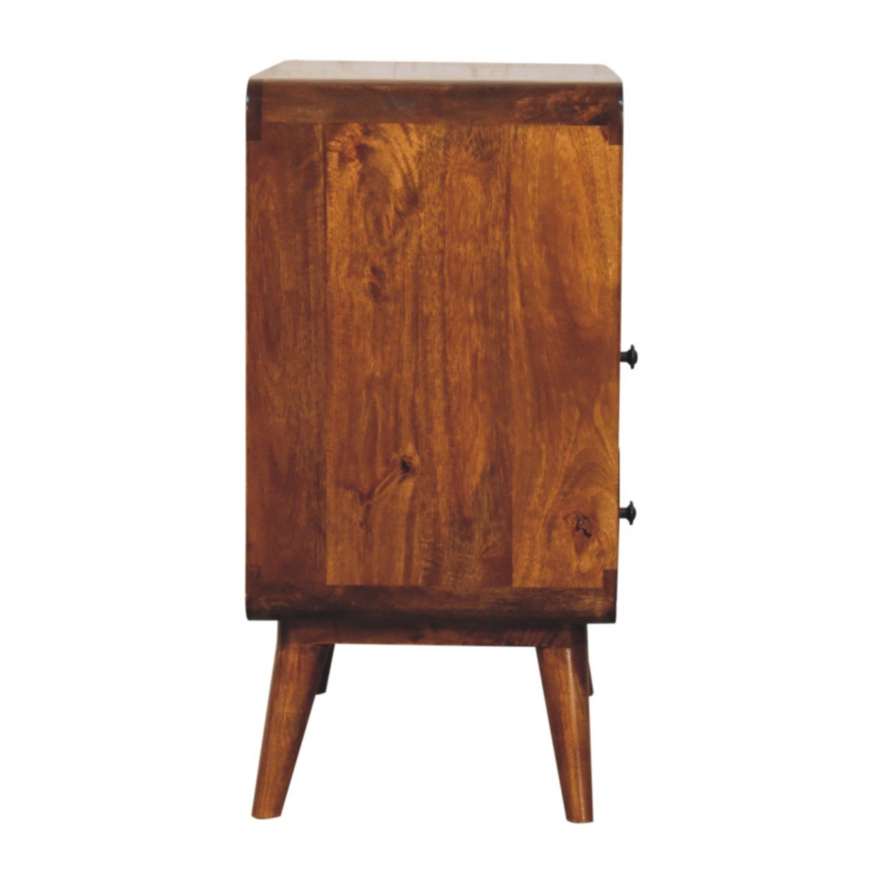Komoda z litego drewna mango – kasztanowa, 70 cm — model IN3945 - obrazek 7
