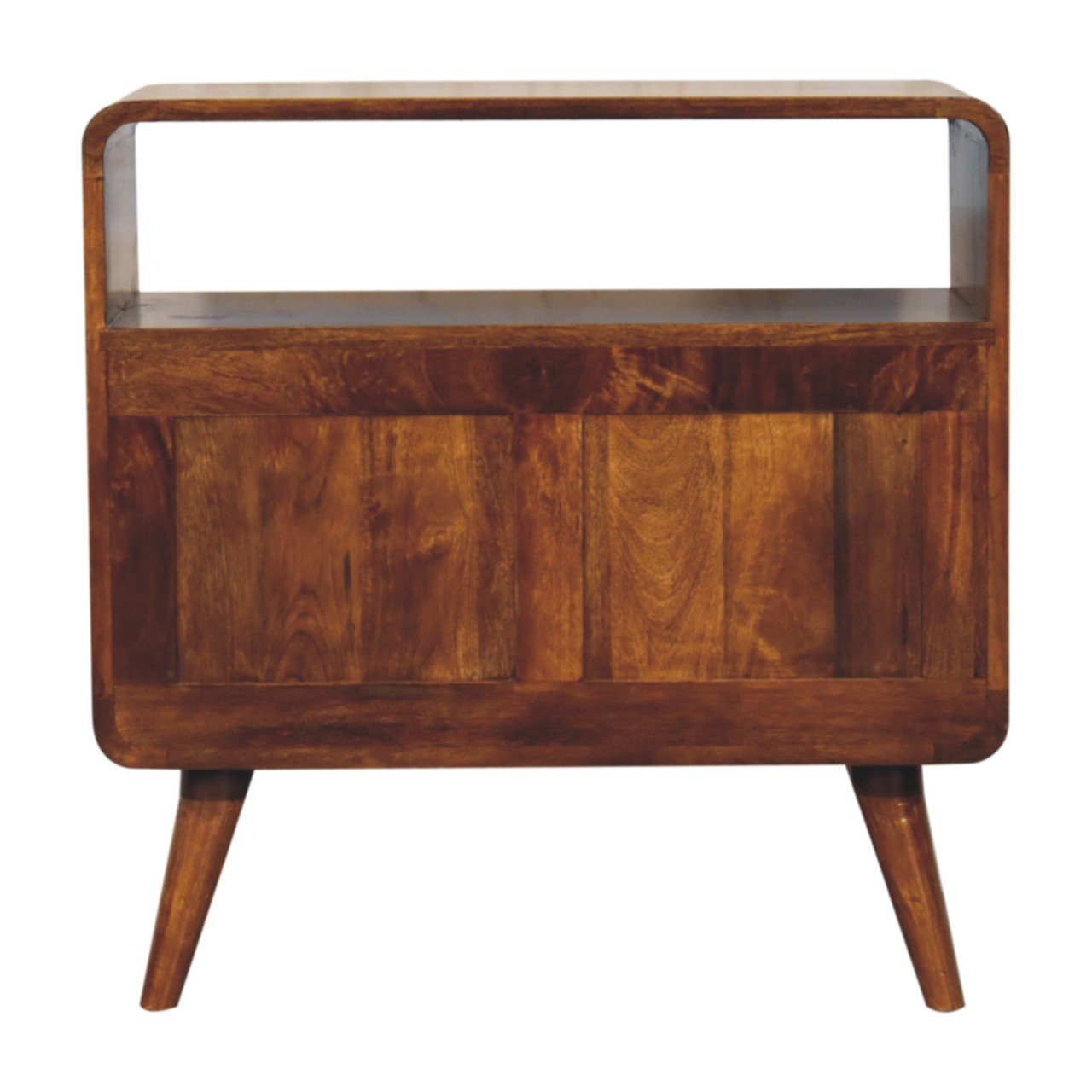 Komoda z litego drewna mango – kasztanowa, 70 cm — model IN3945 - obrazek 8