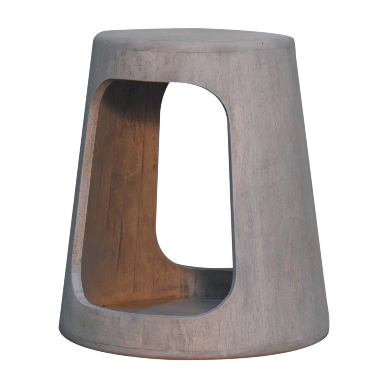 Stolik kawowy z naturalnych materiałów – naturalny, 40 cm - Image 3