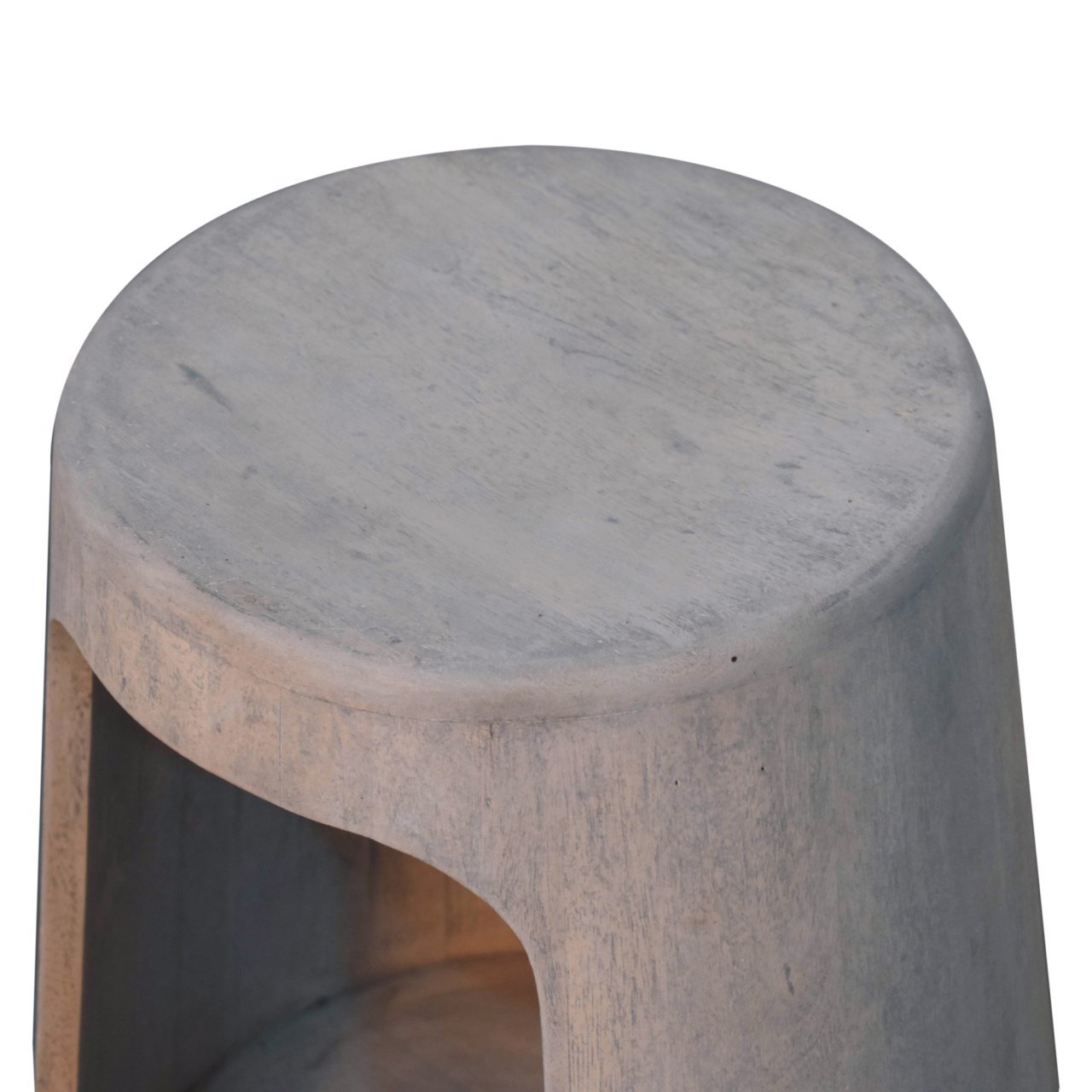 Stolik kawowy z naturalnych materiałów – naturalny, 40 cm - Image 4