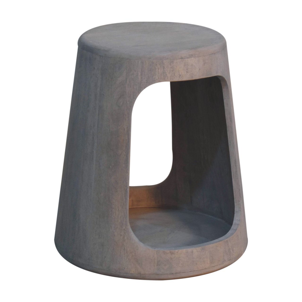 Stolik kawowy z naturalnych materiałów – naturalny, 40 cm - Image 5