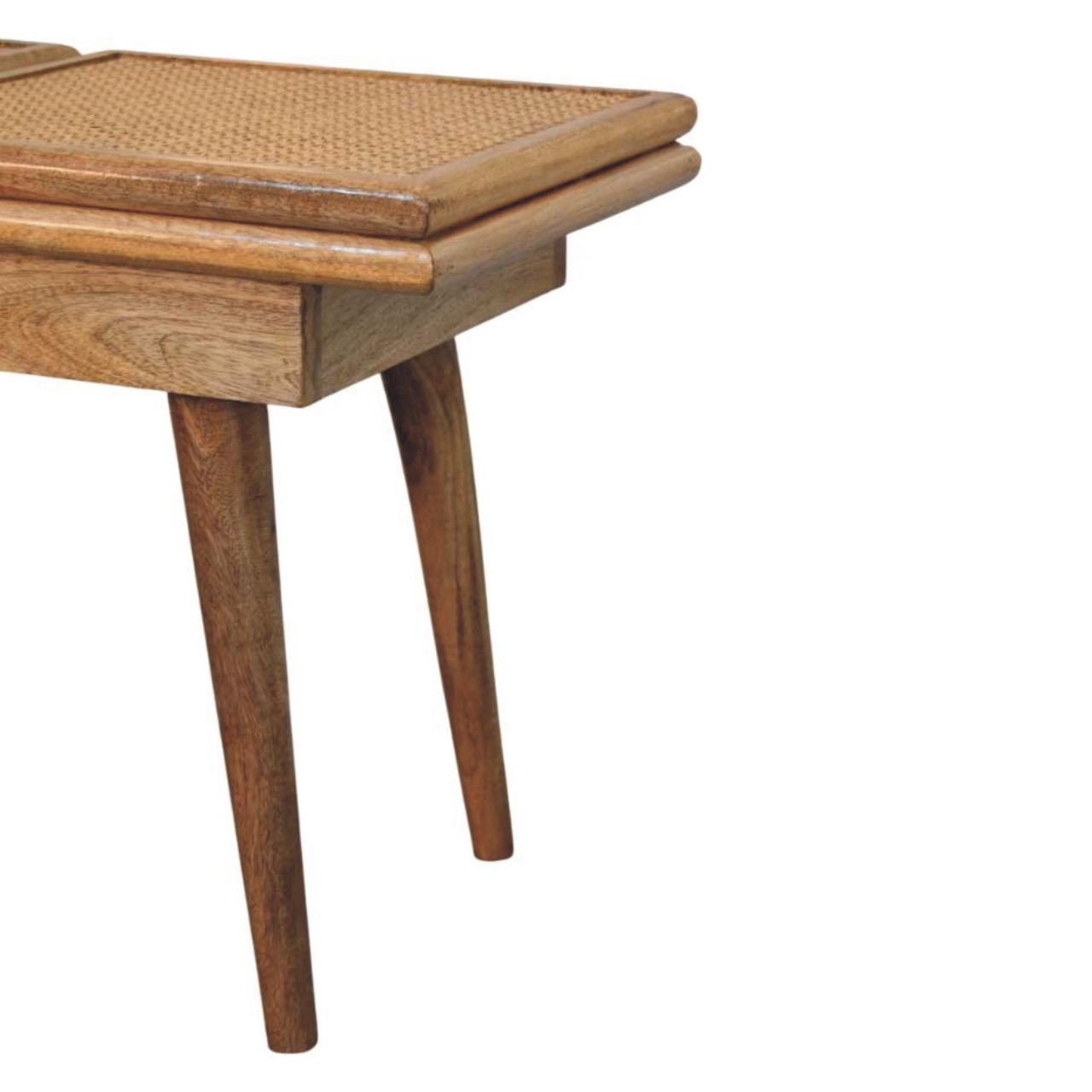 Ławka Artisan IN3959 – lite drewno mango, wykończenie dębowe - Image 5
