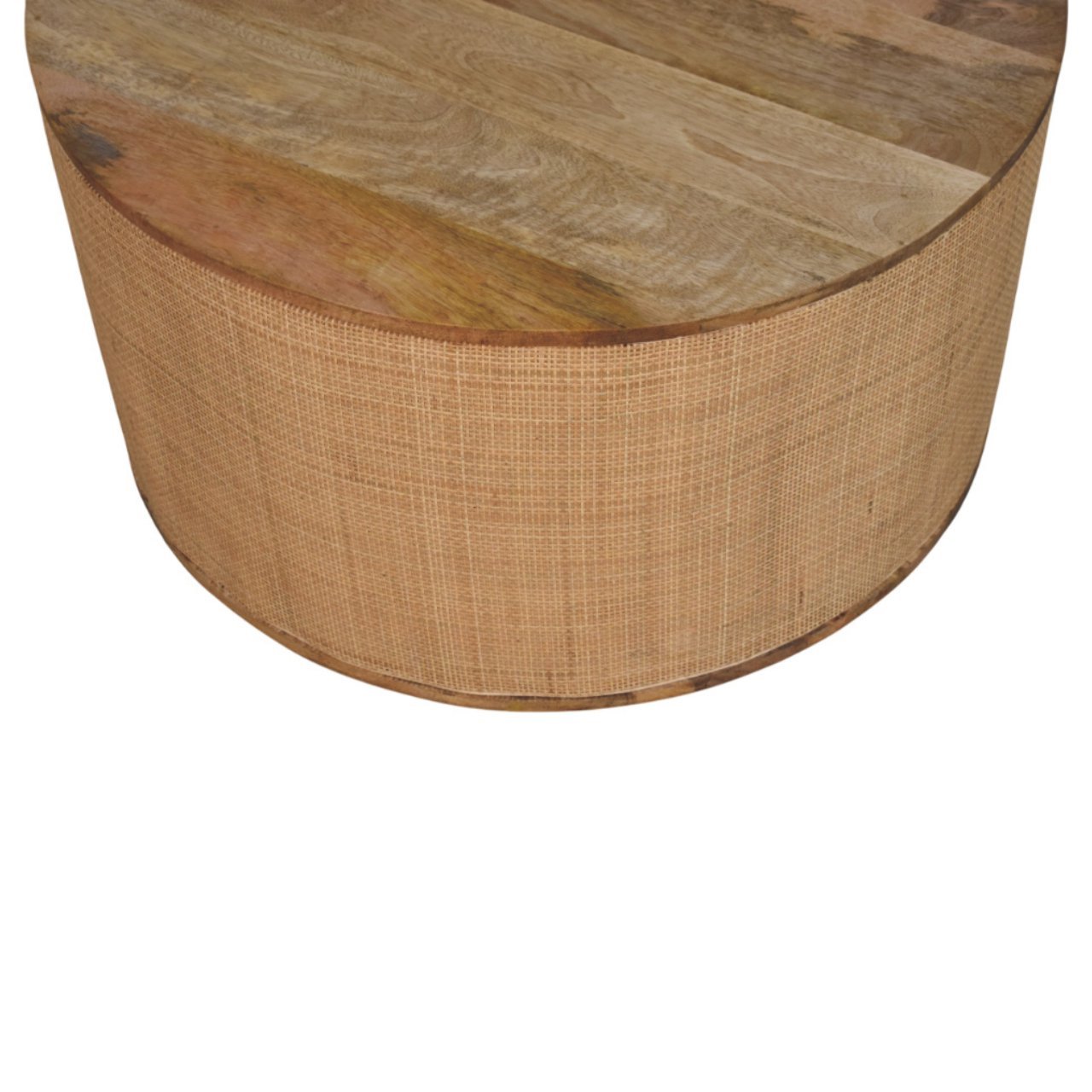 Stolik kawowy Artisan IN3963 – lite drewno mango, wykończenie dębowe - obrazek 6