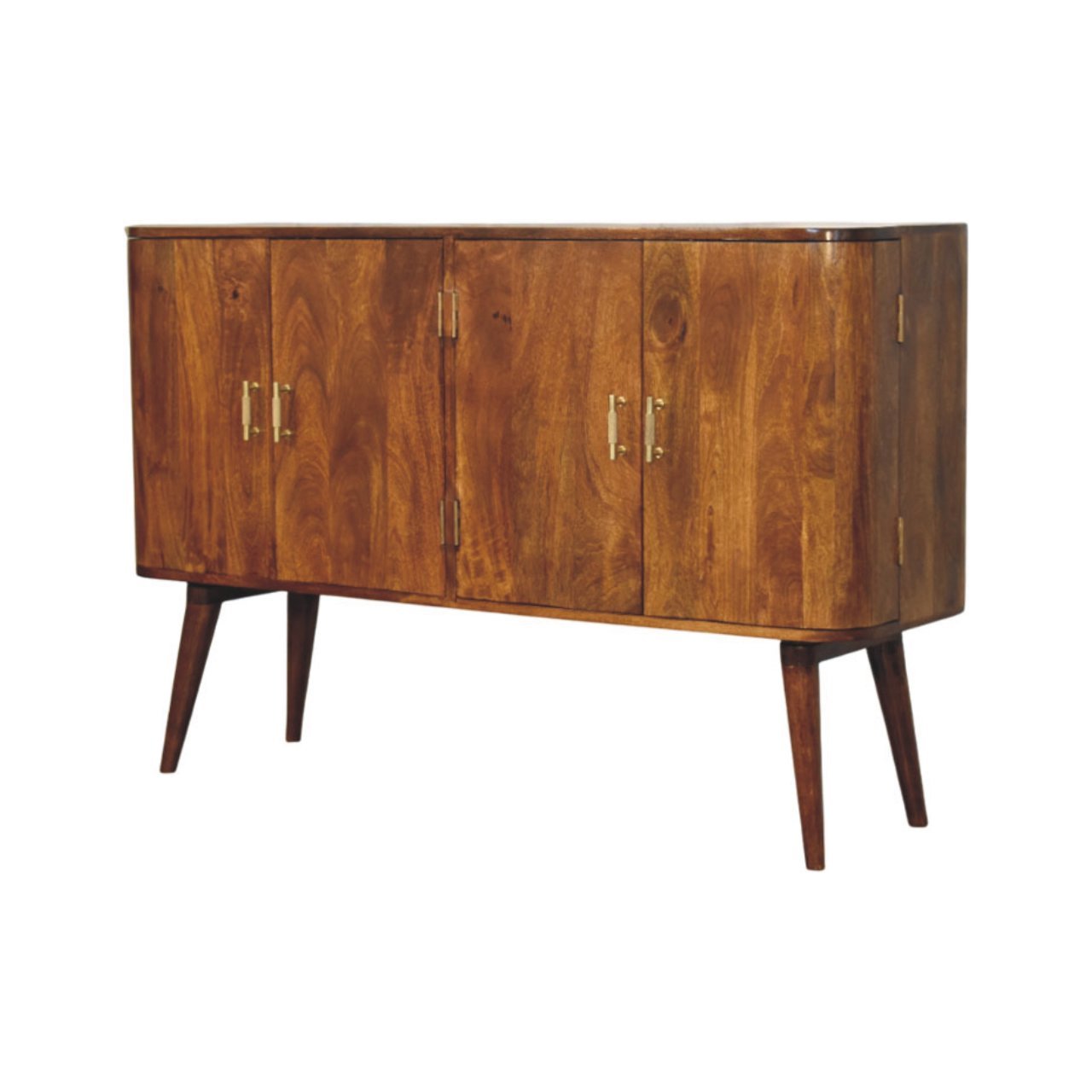Komoda Artisan IN3972 – lite drewno mango, wykończenie kasztanowe - Image 2