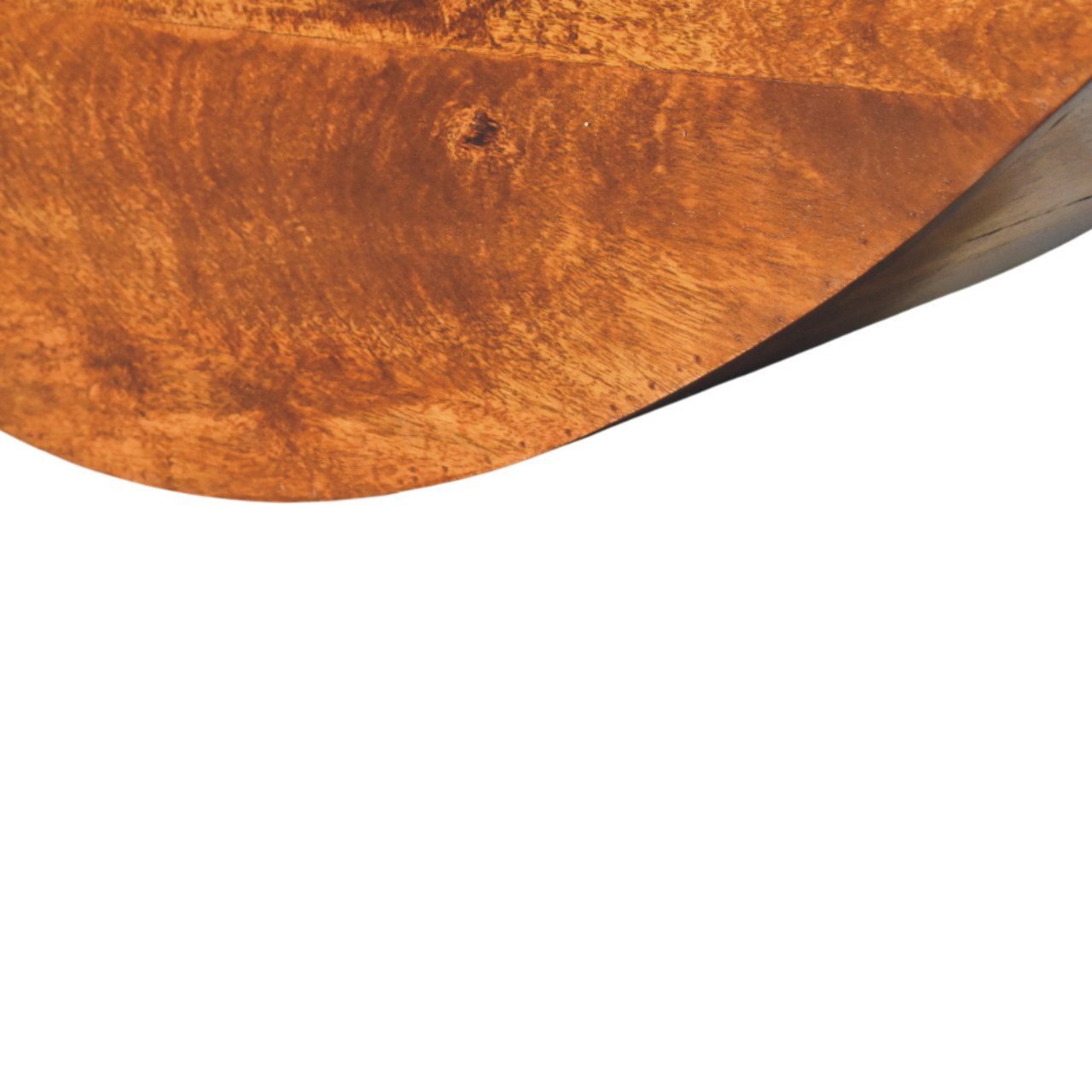 Półka z litego drewna mango – kasztanowa, 110 cm - Image 5