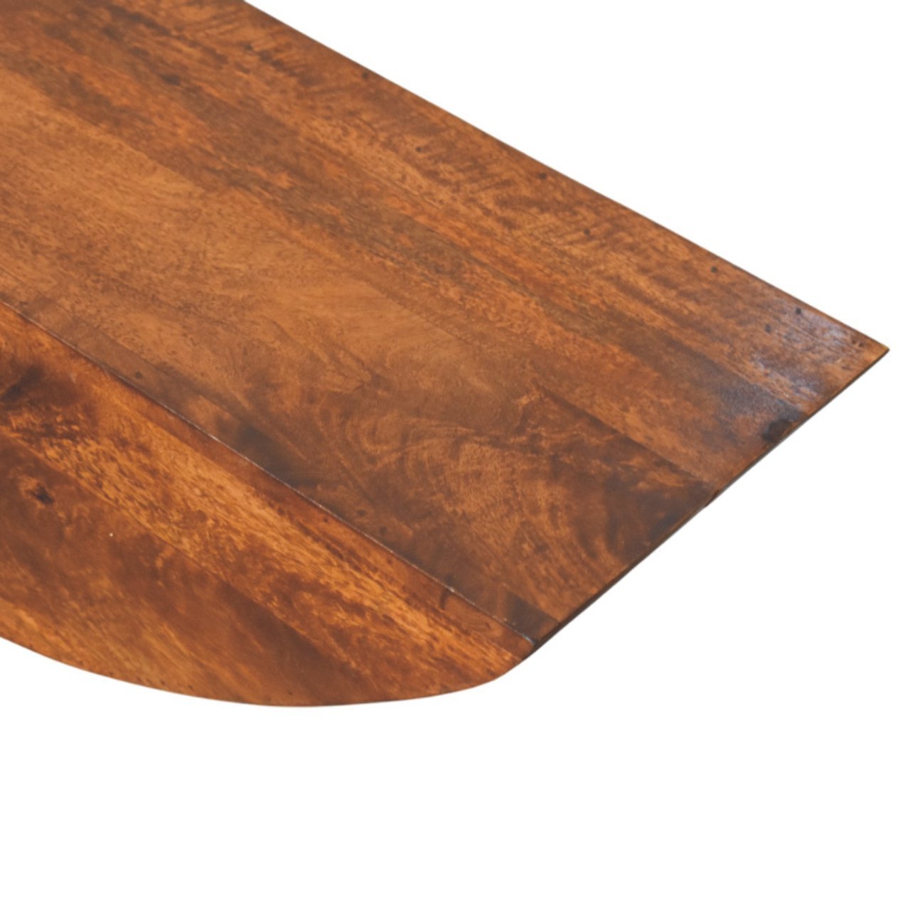 Półka z litego drewna mango – kasztanowa, 110 cm - Image 6
