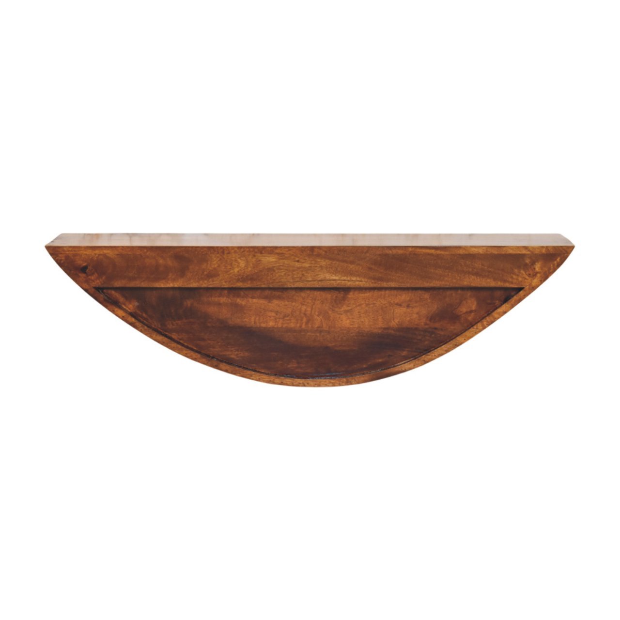 Półka z litego drewna mango – kasztanowa, 110 cm - Image 8