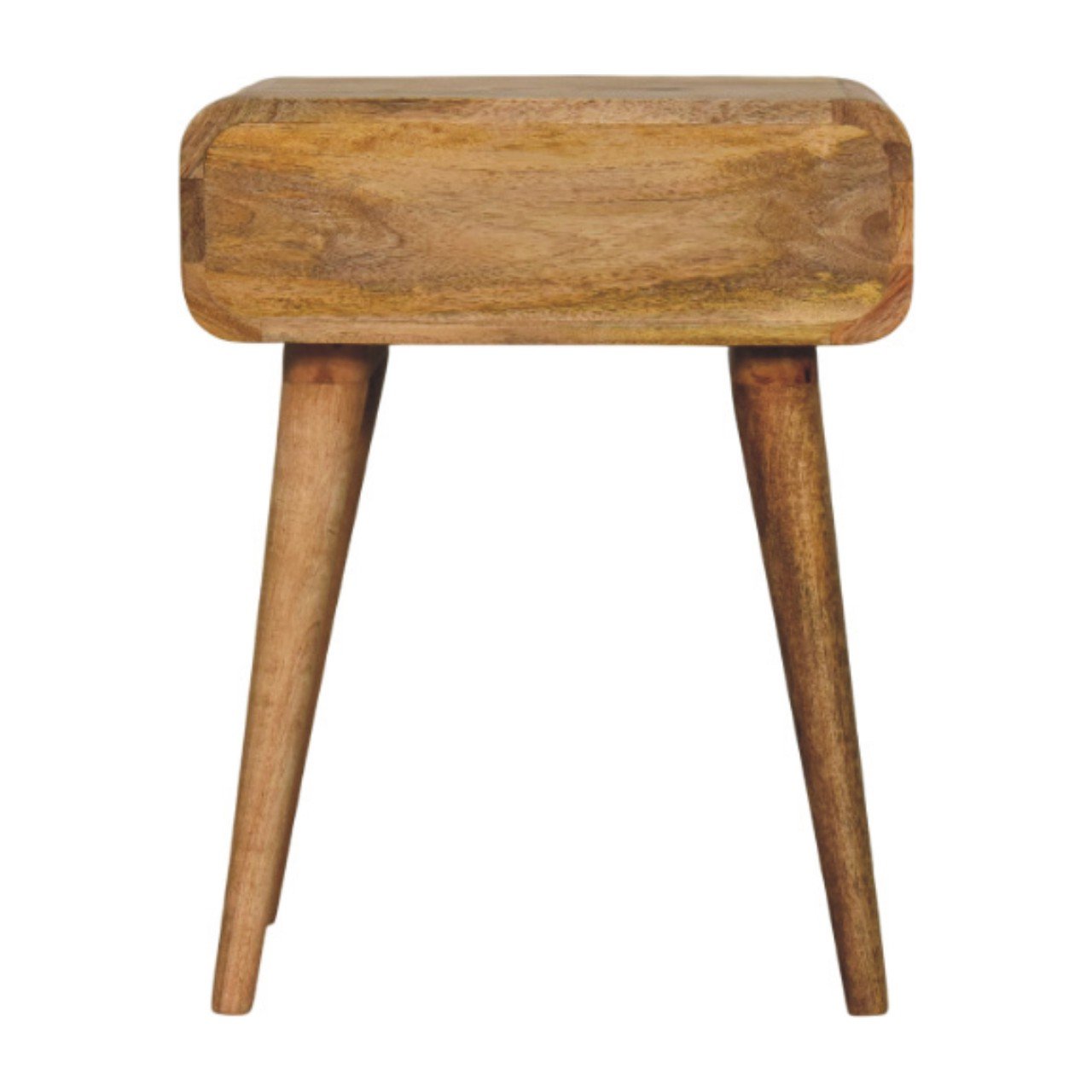 Szafka nocna z litego drewna mango – dębowa, 45 cm — model IN3980 - obrazek 8