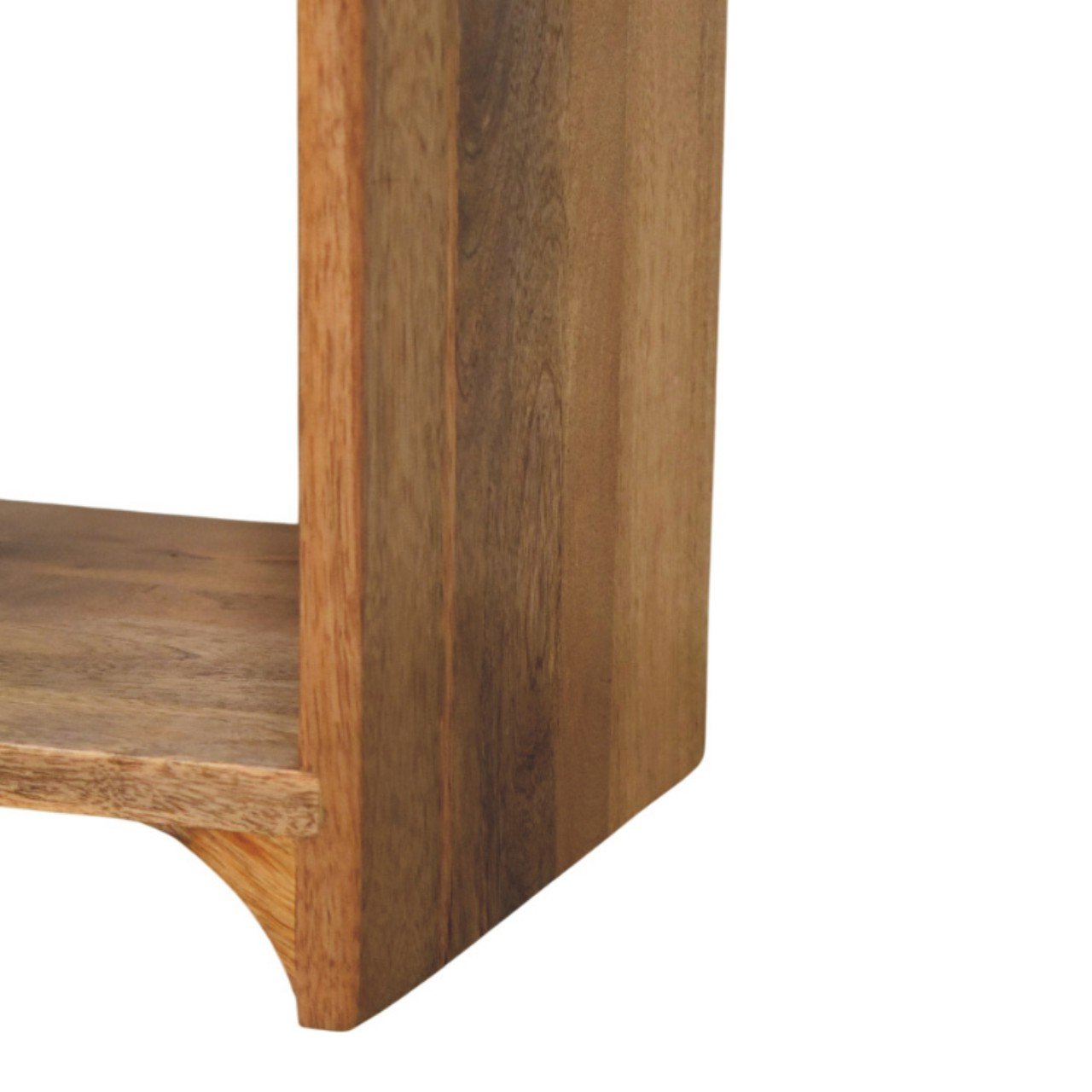 Szafka nocna z litego drewna mango – dębowa, 30 cm — model IN3984 - obrazek 6