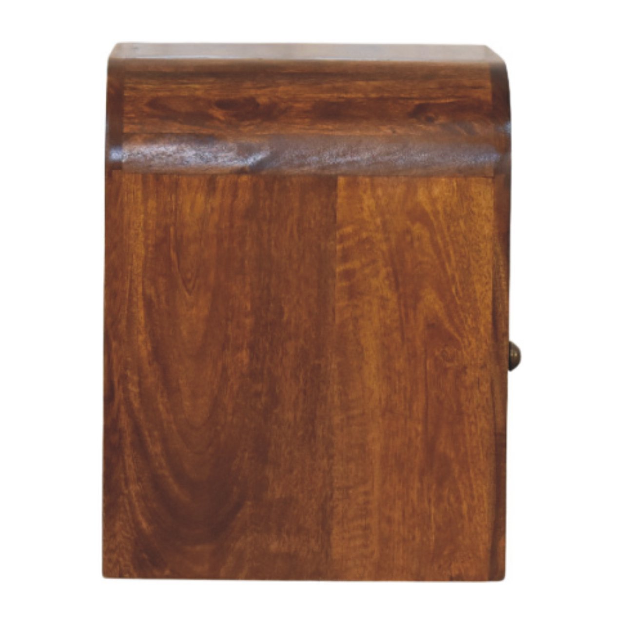 Szafka nocna z litego drewna mango – kasztanowa, 45 cm — model IN3994 - Image 6