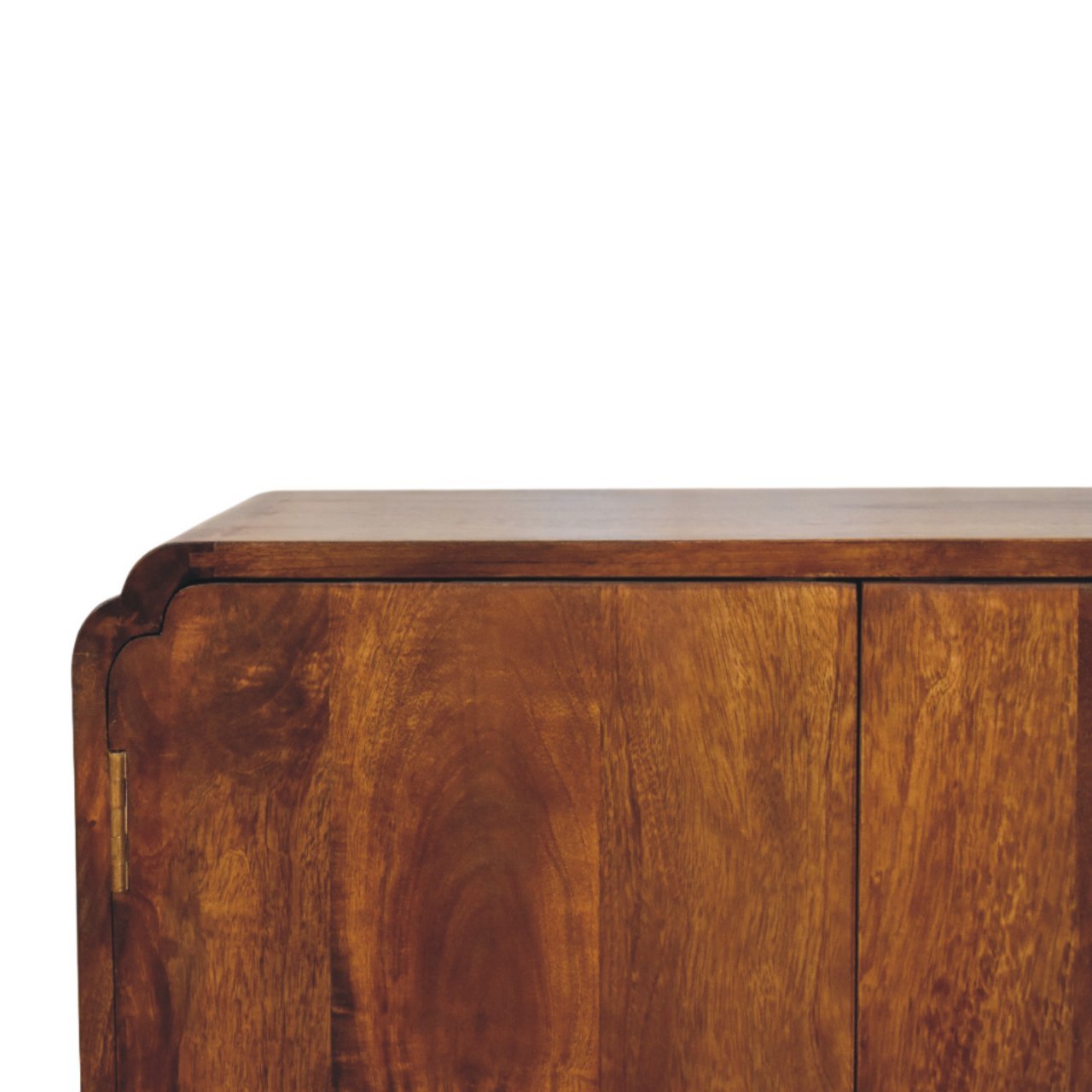 Szafka z litego drewna mango – kasztanowa, 70 cm - Image 3