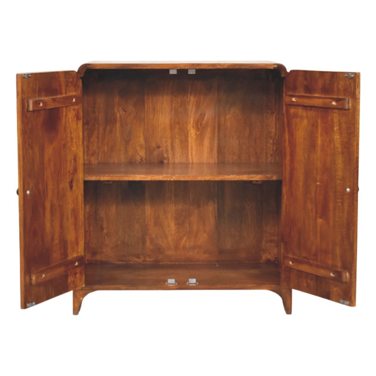 Szafka z litego drewna mango – kasztanowa, 70 cm - Image 5