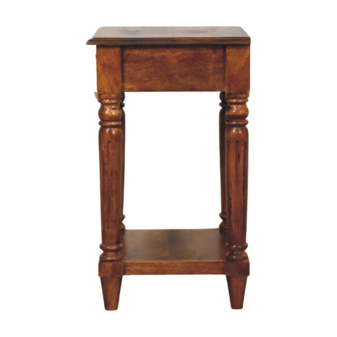 Stolik kawowy Artisan IN4016 – lite drewno mango, wykończenie kasztanowe - Image 7