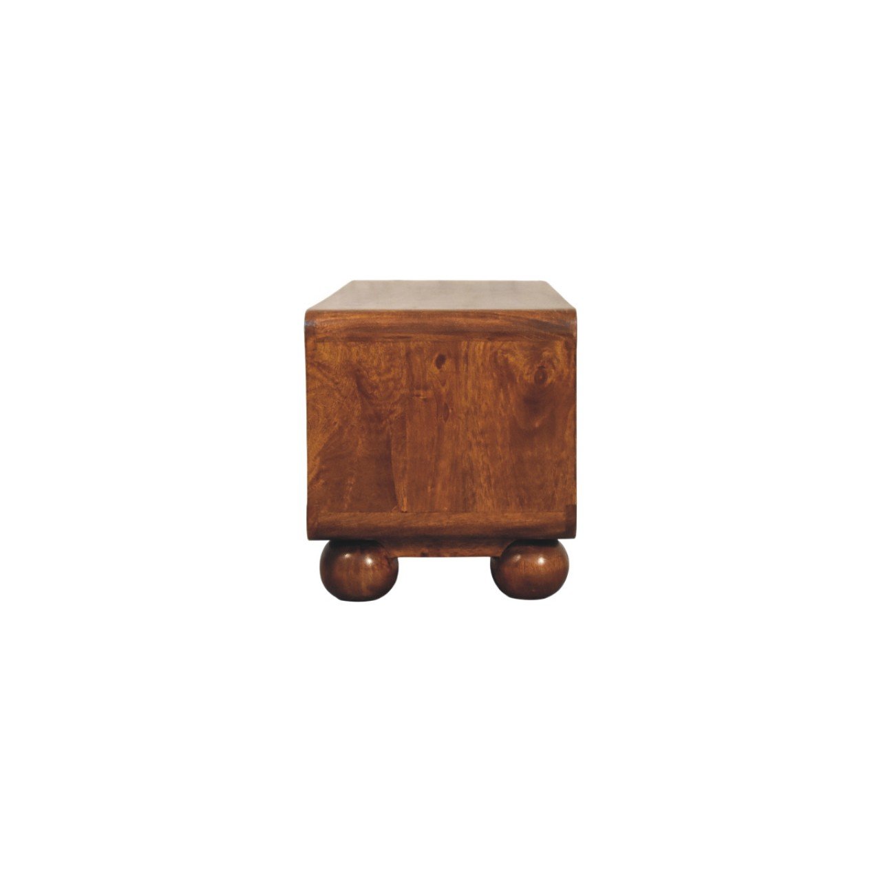 Szafka RTV Artisan IN4024 – lite drewno mango, wykończenie kasztanowe - obrazek 7