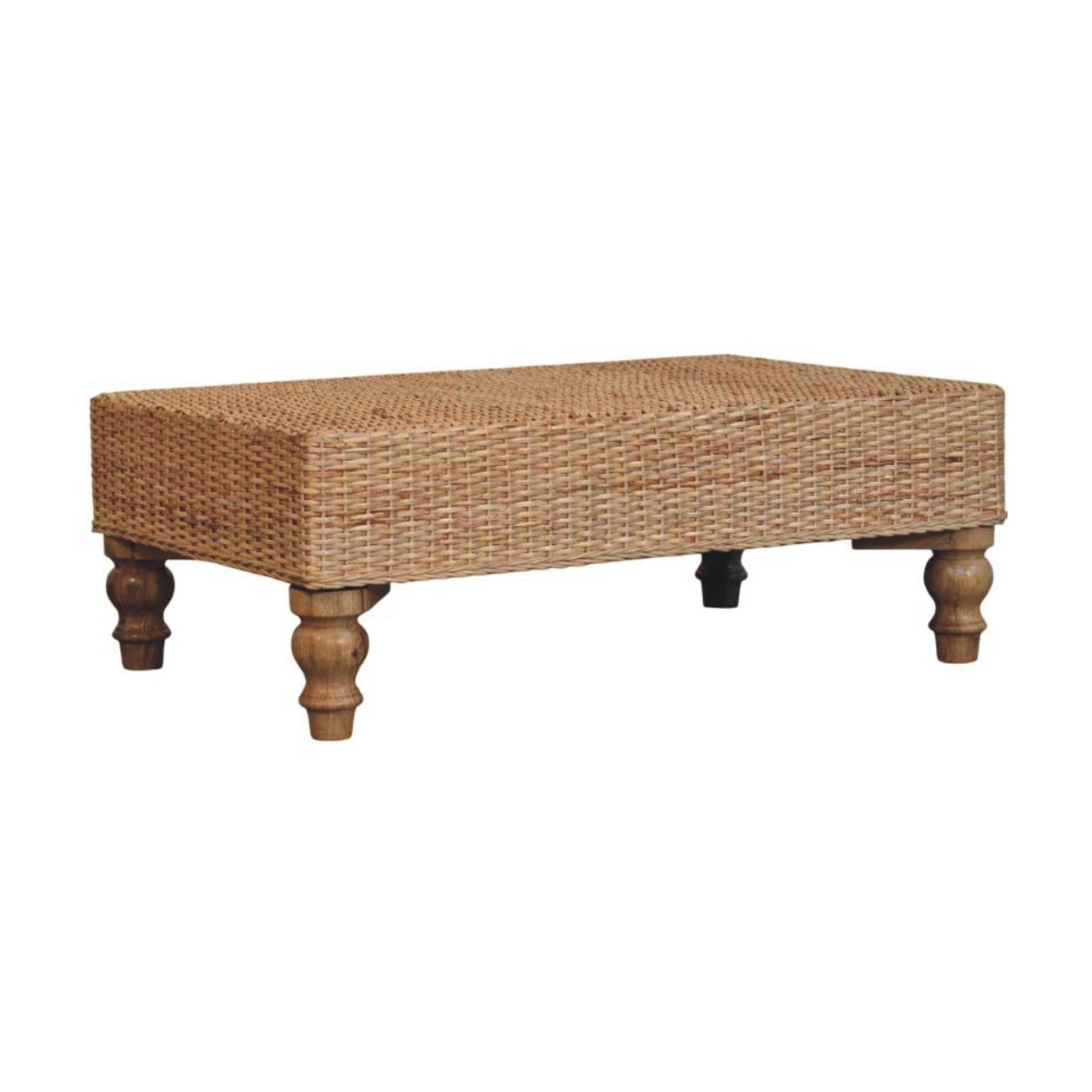 Stolik kawowy z naturalnych materiałów – naturalny, 86 cm