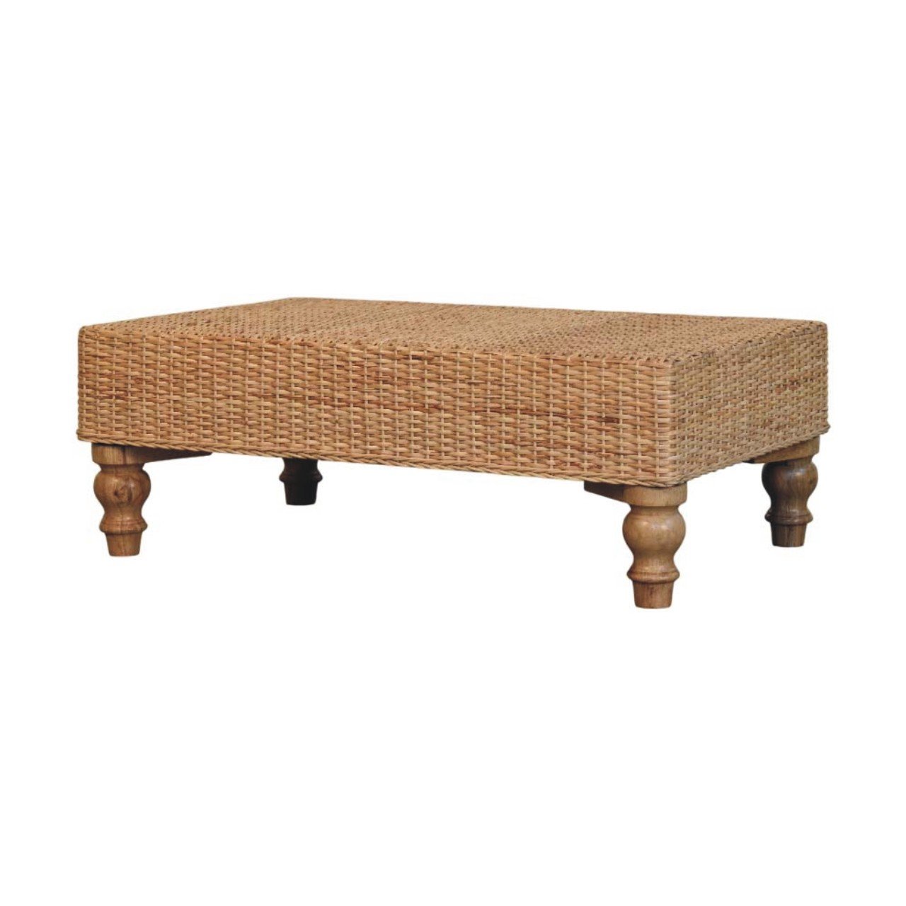 Stolik kawowy z naturalnych materiałów – naturalny, 86 cm - obrazek 2
