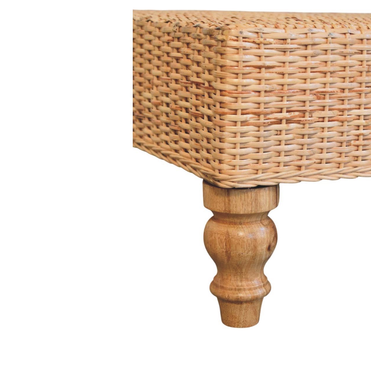 Stolik kawowy z naturalnych materiałów – naturalny, 86 cm - obrazek 5