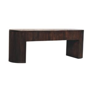 Ławka z naturalnych materiałów – naturalna, 125 cm