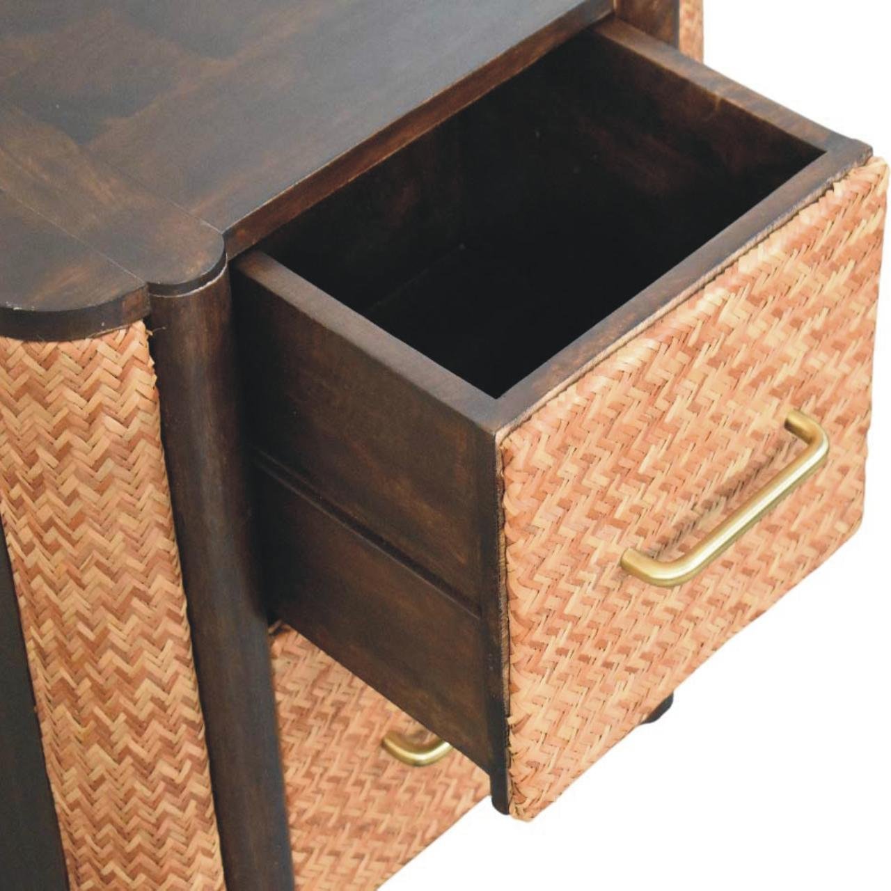 Szafka nocna z litego drewna mango – 50 cm — model IN4042 - Image 5