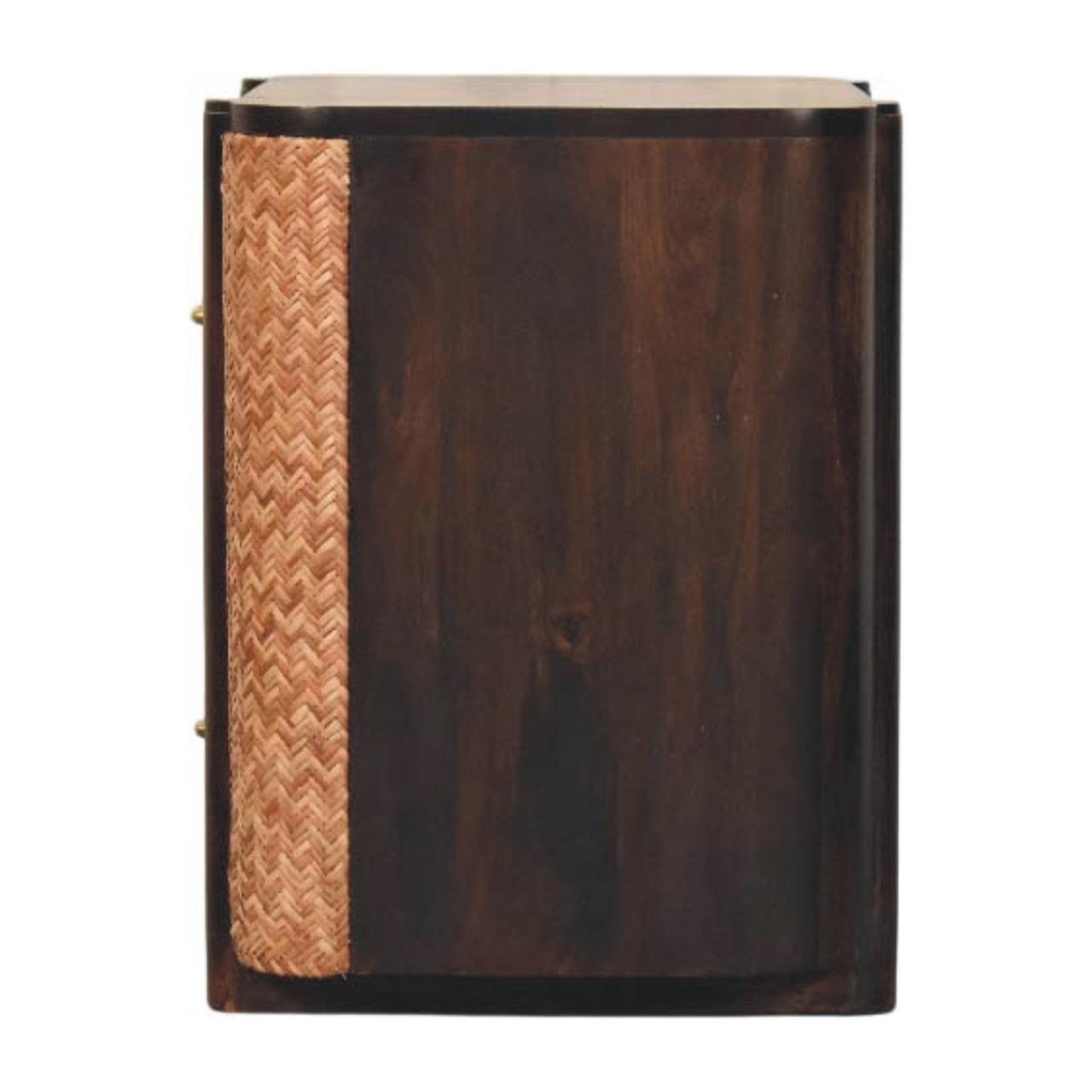 Szafka nocna z litego drewna mango – 50 cm — model IN4042 - Image 7