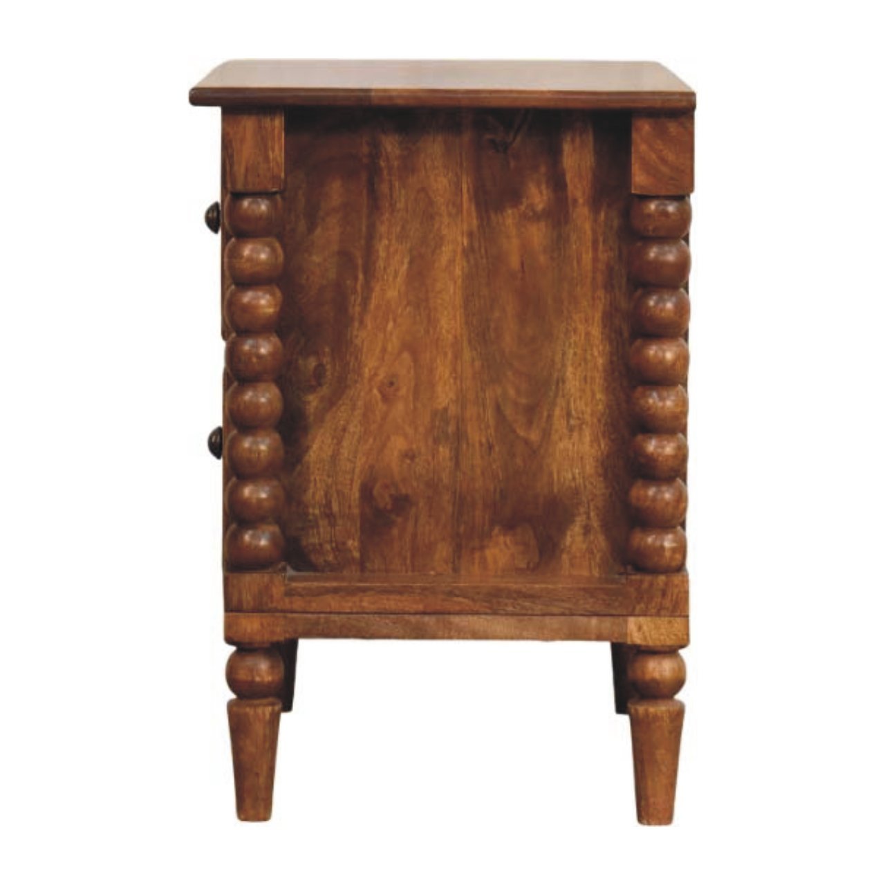 Szafka nocna z litego drewna mango – 55 cm — model IN4043 - Image 7