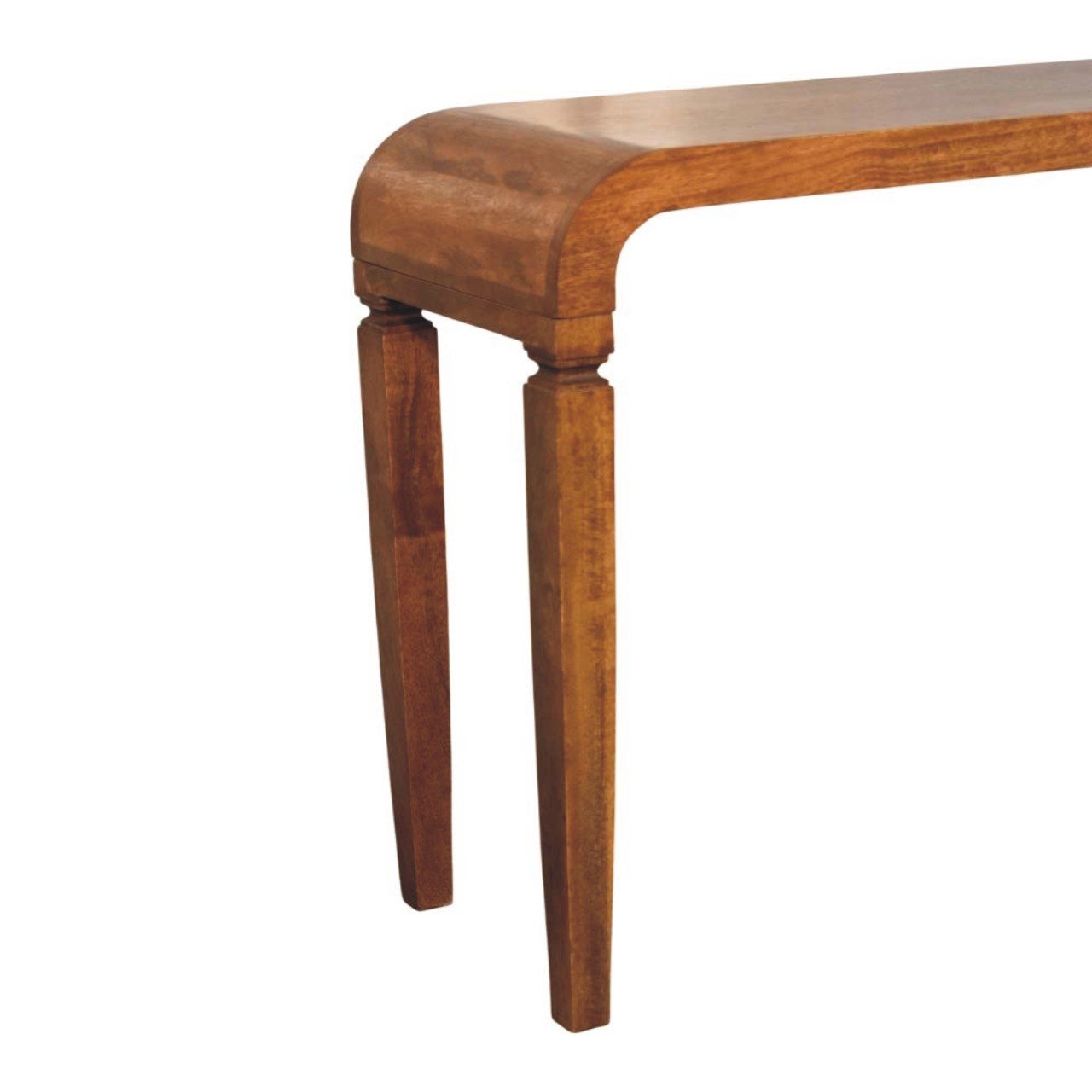 Stół z litego drewna mango – naturalny, 120 cm - obrazek 5