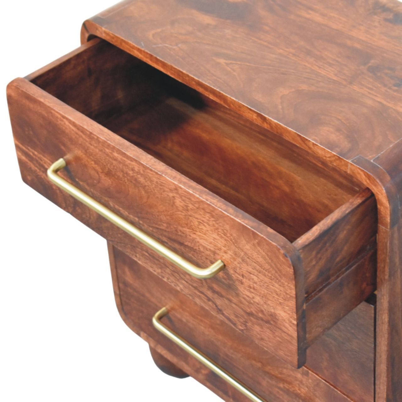Komoda z litego drewna mango – 55 cm - obrazek 4