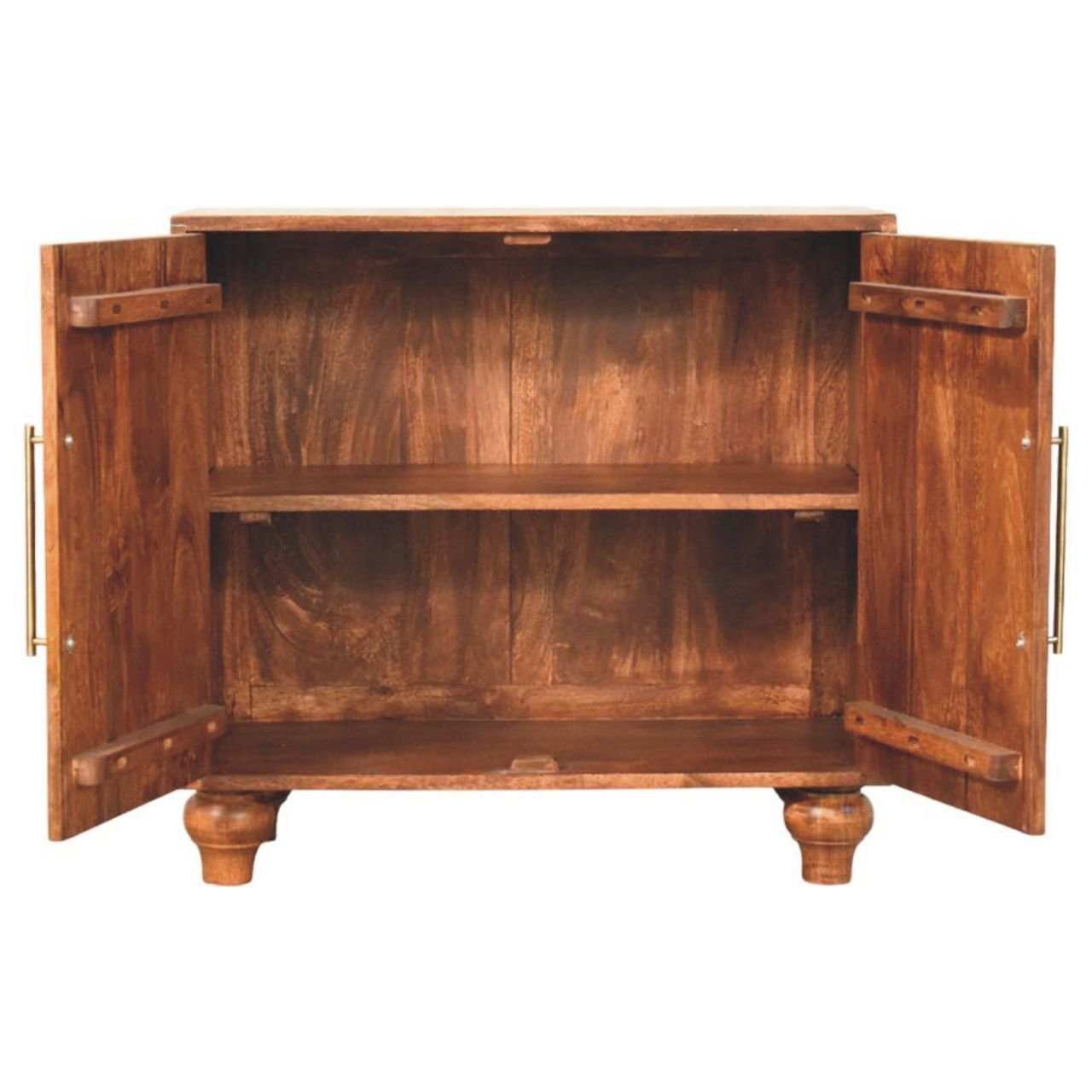 Komoda z litego drewna mango – naturalna, 75 cm — model IN4057 - Image 5