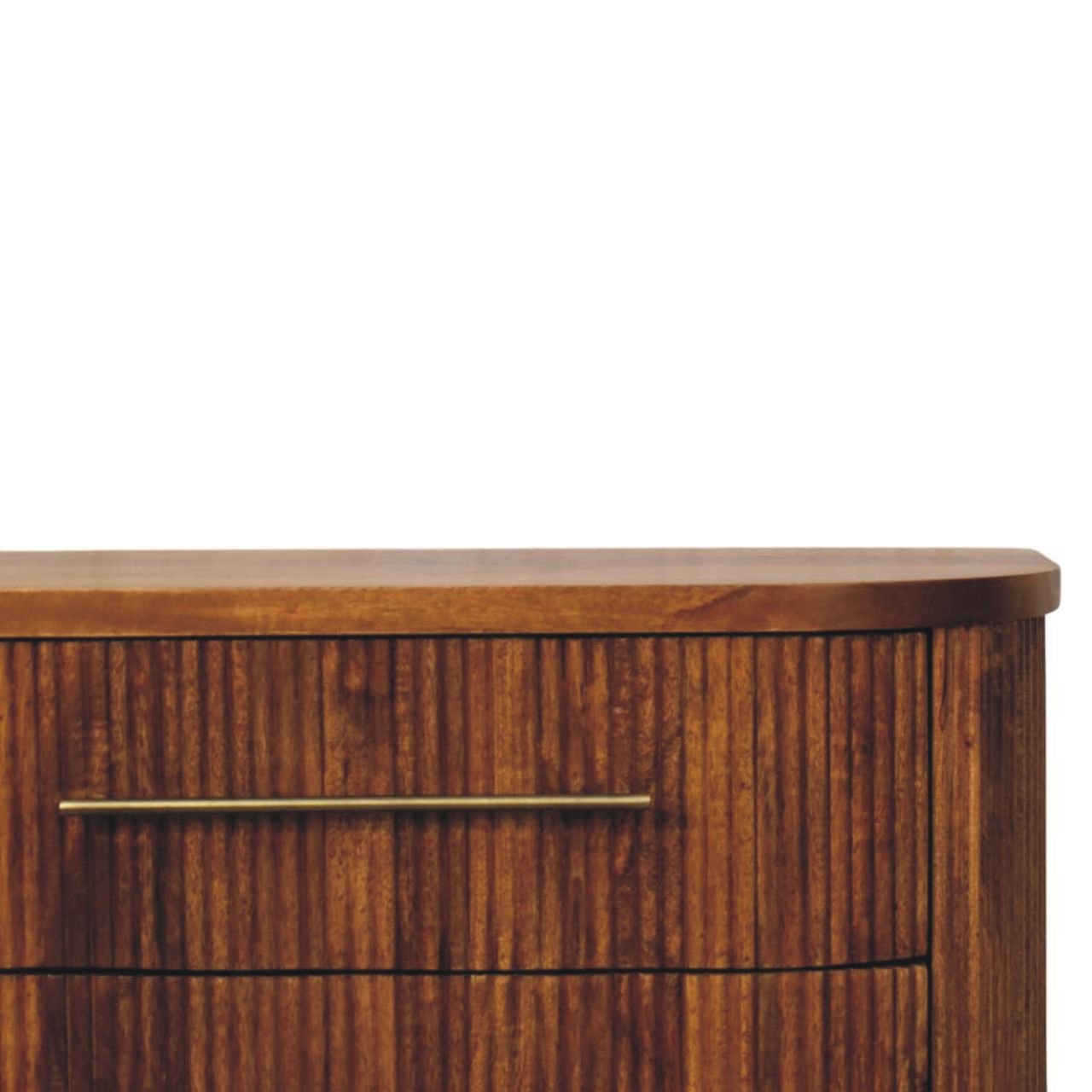 Komoda z litego drewna mango – naturalna, 80 cm — model IN4061 - obrazek 3