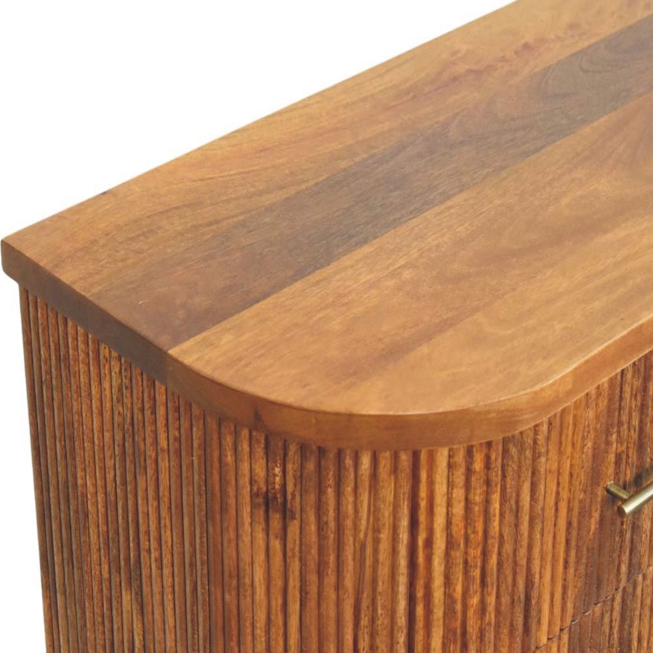 Komoda z litego drewna mango – naturalna, 80 cm — model IN4061 - obrazek 4