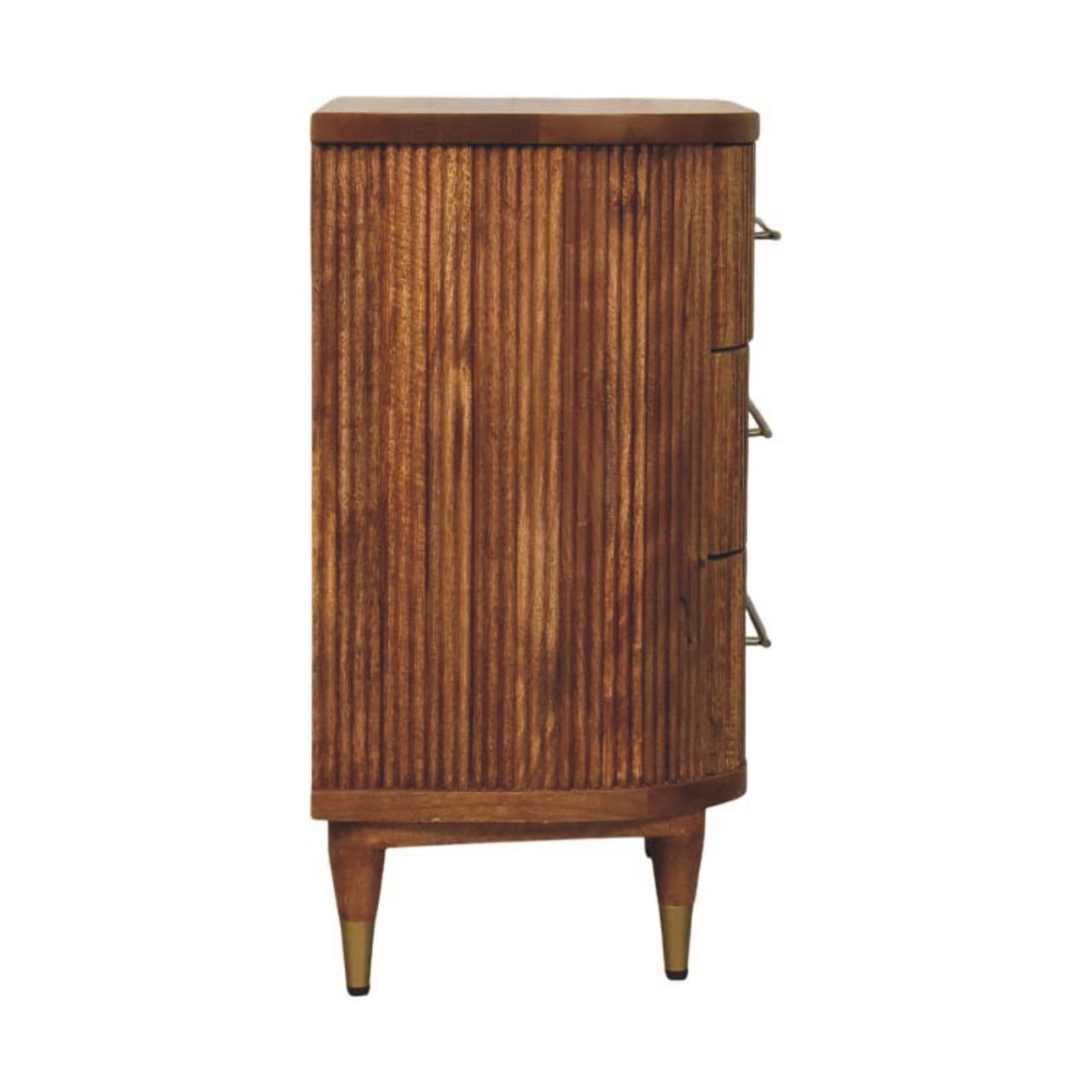 Komoda z litego drewna mango – naturalna, 80 cm — model IN4061 - obrazek 7