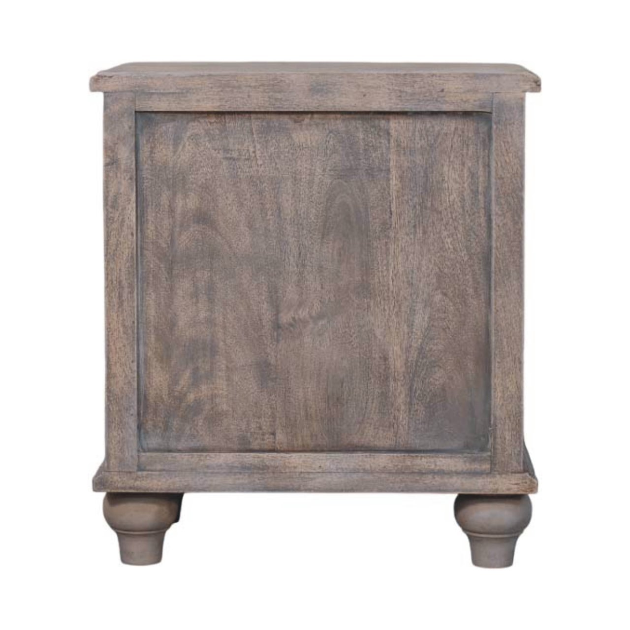 Szafka nocna z litego drewna mango – naturalna, 55 cm — model IN4062 - obrazek 8