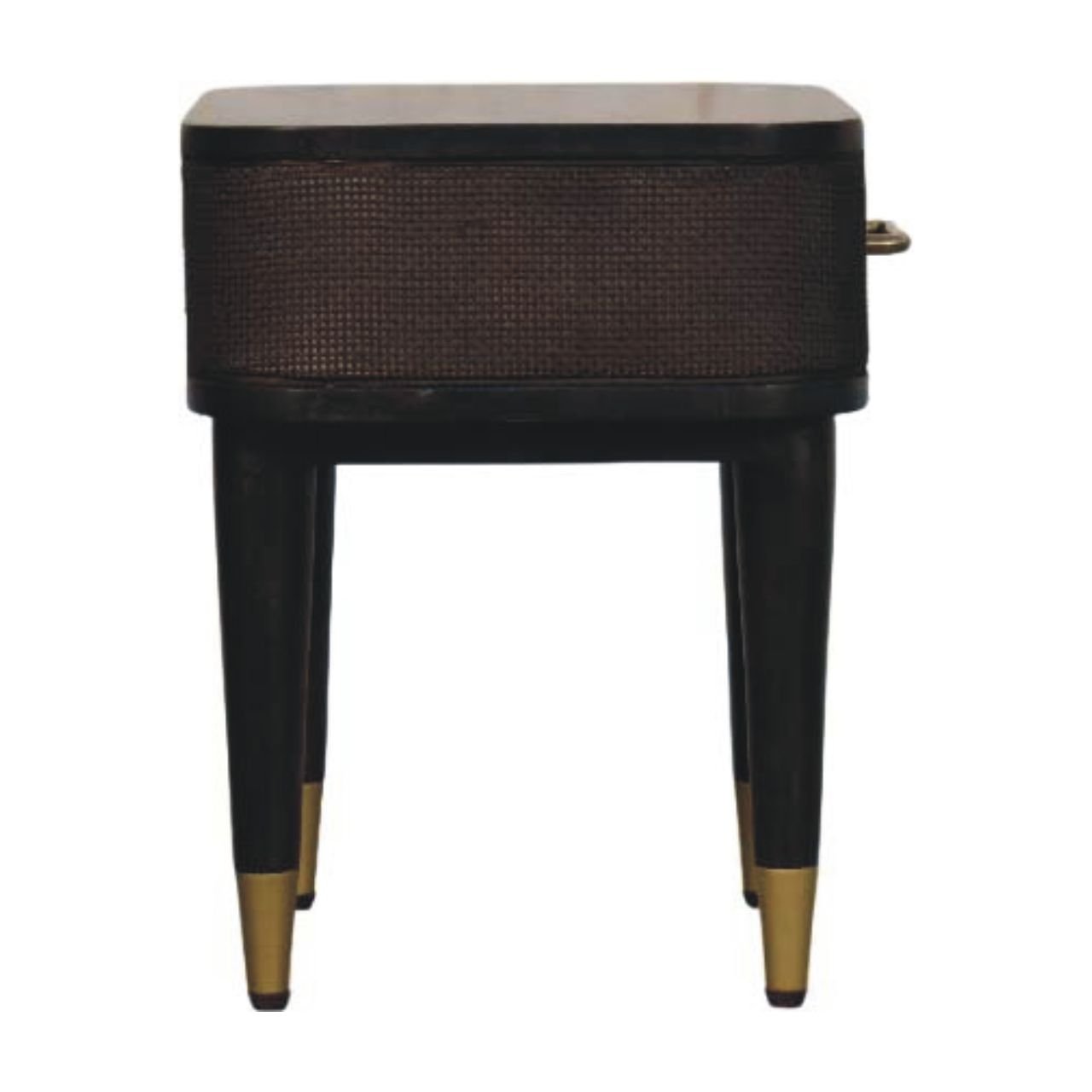 Szafka nocna z litego drewna mango – 45 cm — model IN4066 - obrazek 6