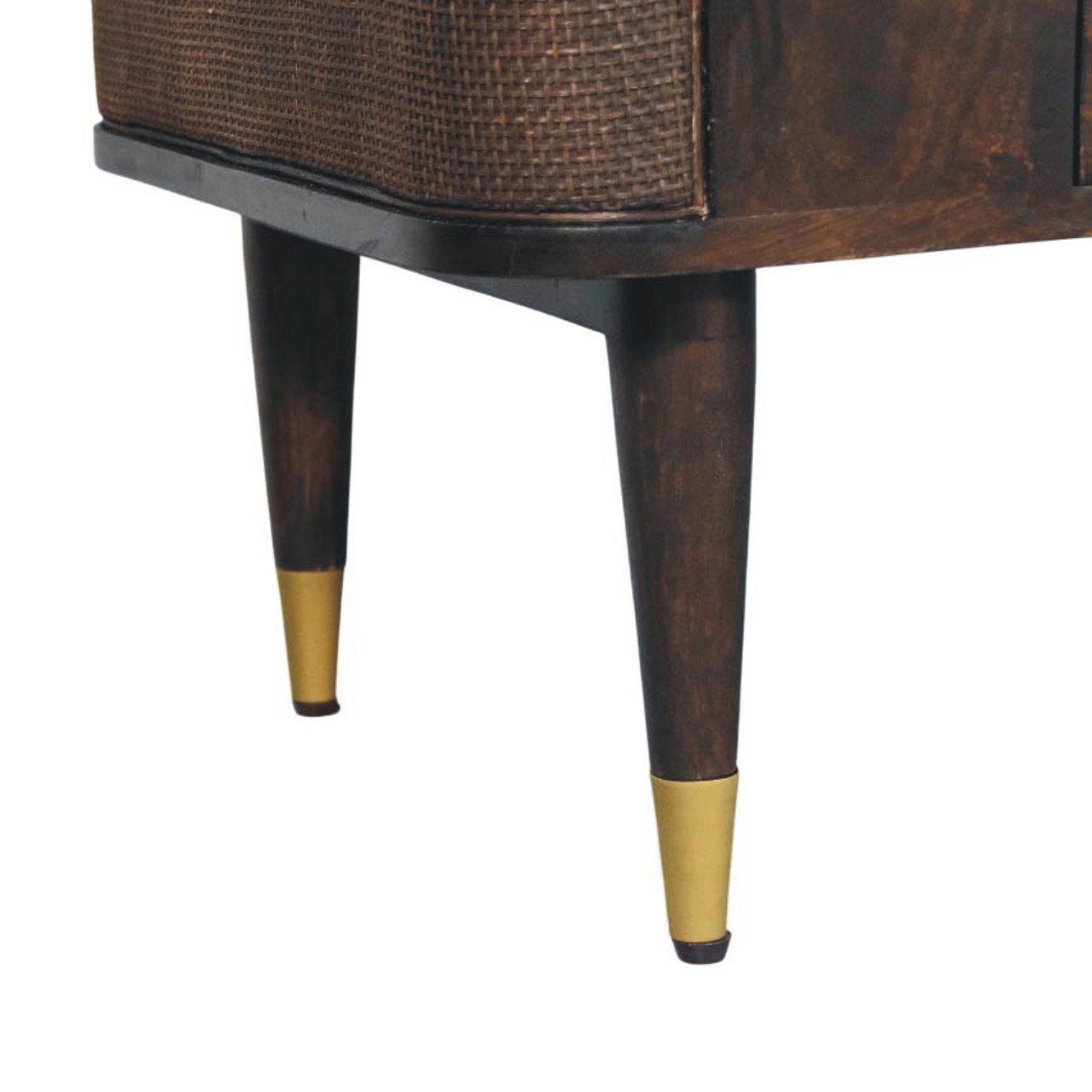 Stolik kawowy z litego drewna mango – 85 cm — model IN4067 - obrazek 7