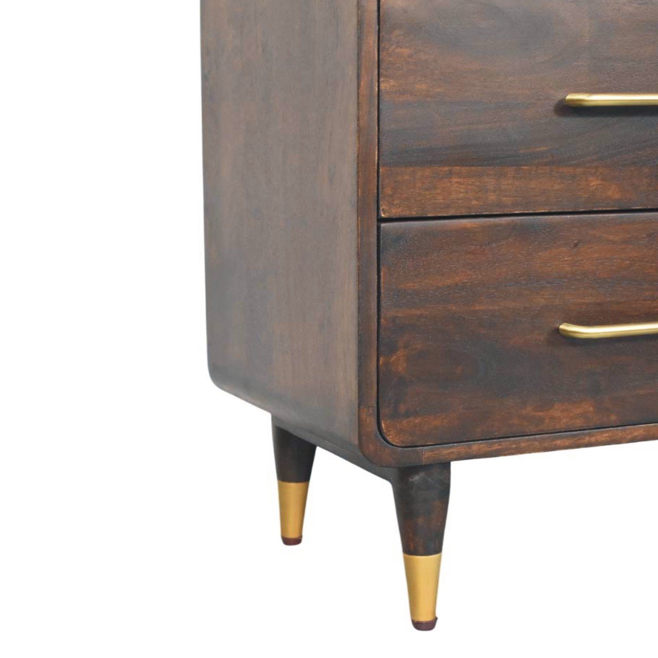Komoda z litego drewna mango – 130 cm - obrazek 6