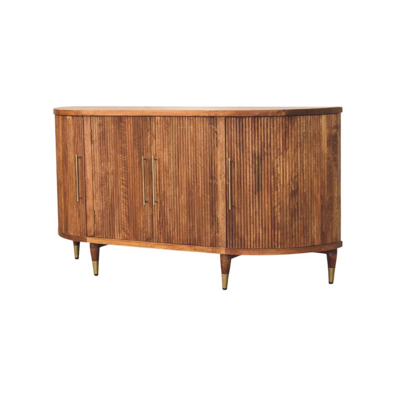 Komoda z litego drewna mango – naturalna, 150 cm