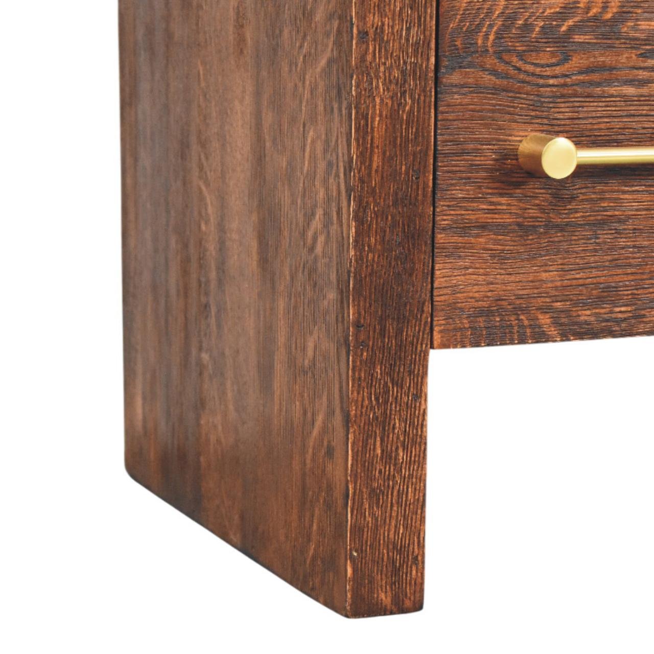 Szafka nocna z drewna o dębowym charakterze – naturalna, 54 cm - obrazek 6