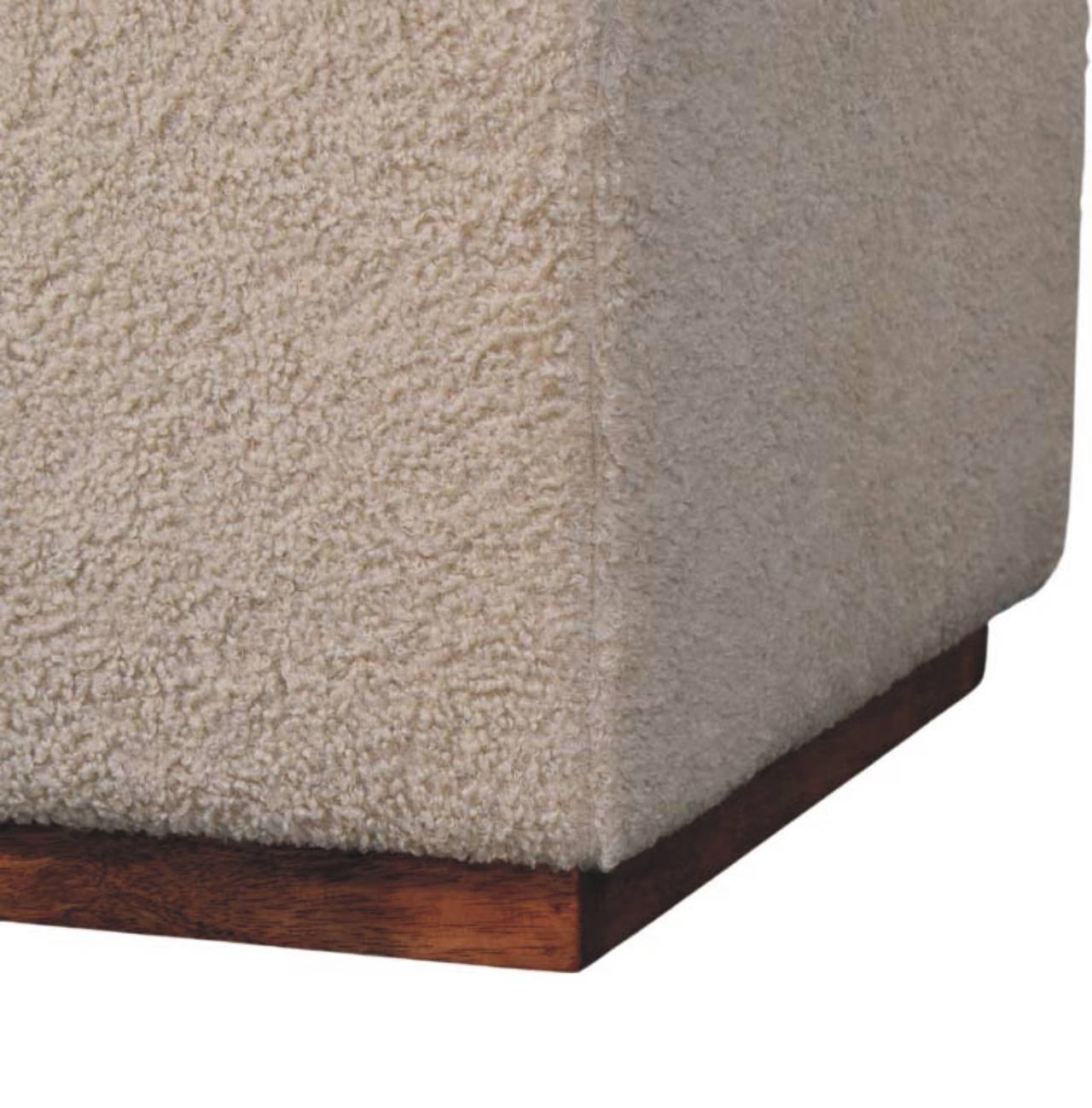 Ławka z litego drewna mango – 110 cm - Image 7