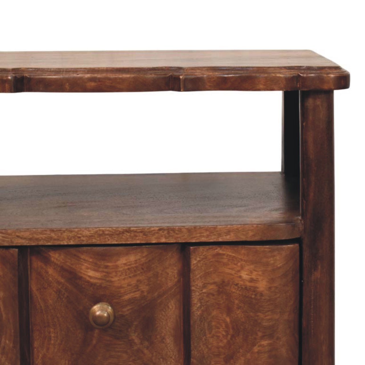 Szafka nocna z litego drewna mango – naturalna, 55 cm — model IN4085 - Image 3