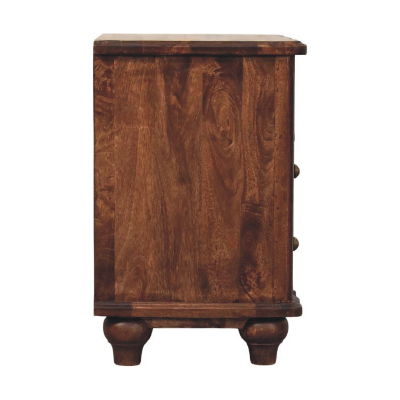 Szafka nocna z litego drewna mango – naturalna, 55 cm — model IN4085 - Image 7