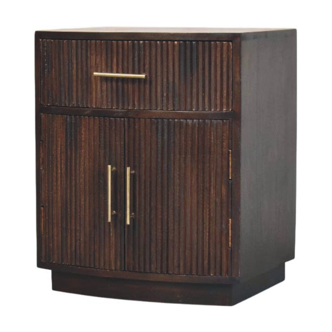 Szafka nocna z litego drewna mango – 50 cm — model IN4086 - Image 2