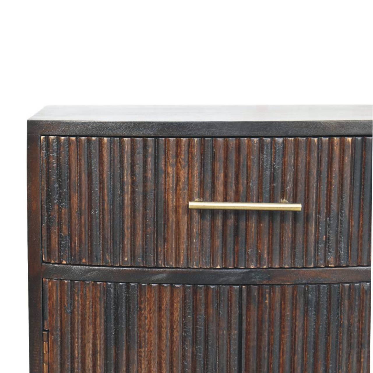 Szafka nocna z litego drewna mango – 50 cm — model IN4086 - Image 3