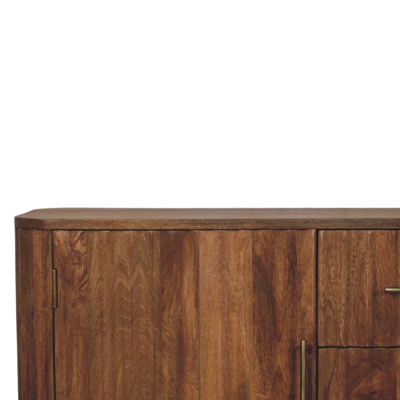 Komoda z litego drewna mango – naturalna, 146 cm - obrazek 3