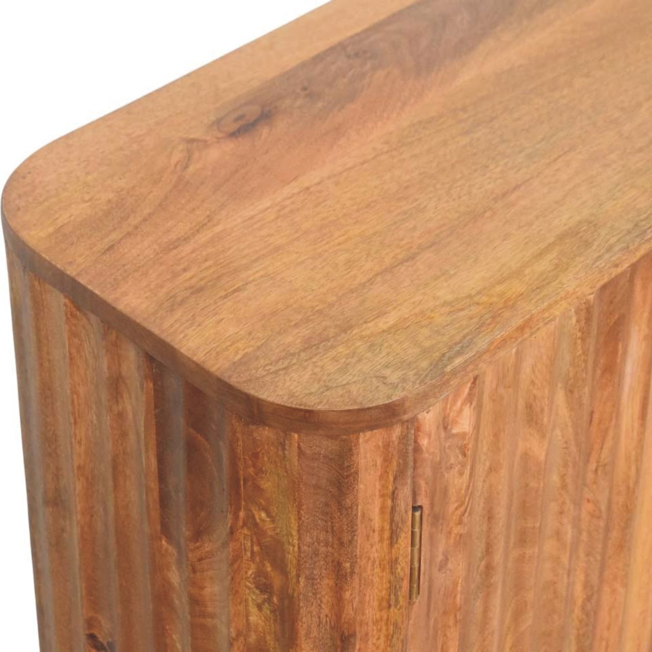 Komoda z litego drewna mango – naturalna, 146 cm - obrazek 4
