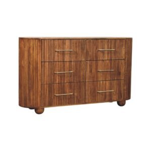 Komoda z litego drewna mango – 135 cm