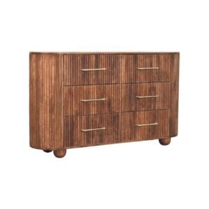 Komoda z litego drewna mango – 135 cm