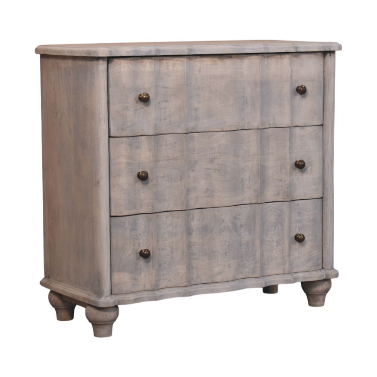 Komoda z litego drewna mango – naturalna, 85 cm - Image 2