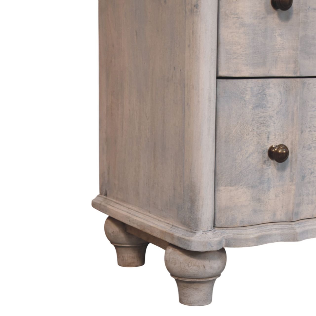 Komoda z litego drewna mango – naturalna, 85 cm - Image 6