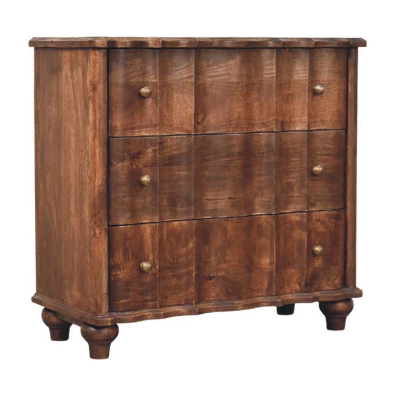 Komoda z litego drewna mango – 85 cm — model IN4101